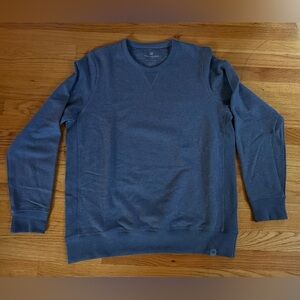 Mack Weldon ACE Crew Neck Sweatshirt, Moonlighting Heather, Size XL